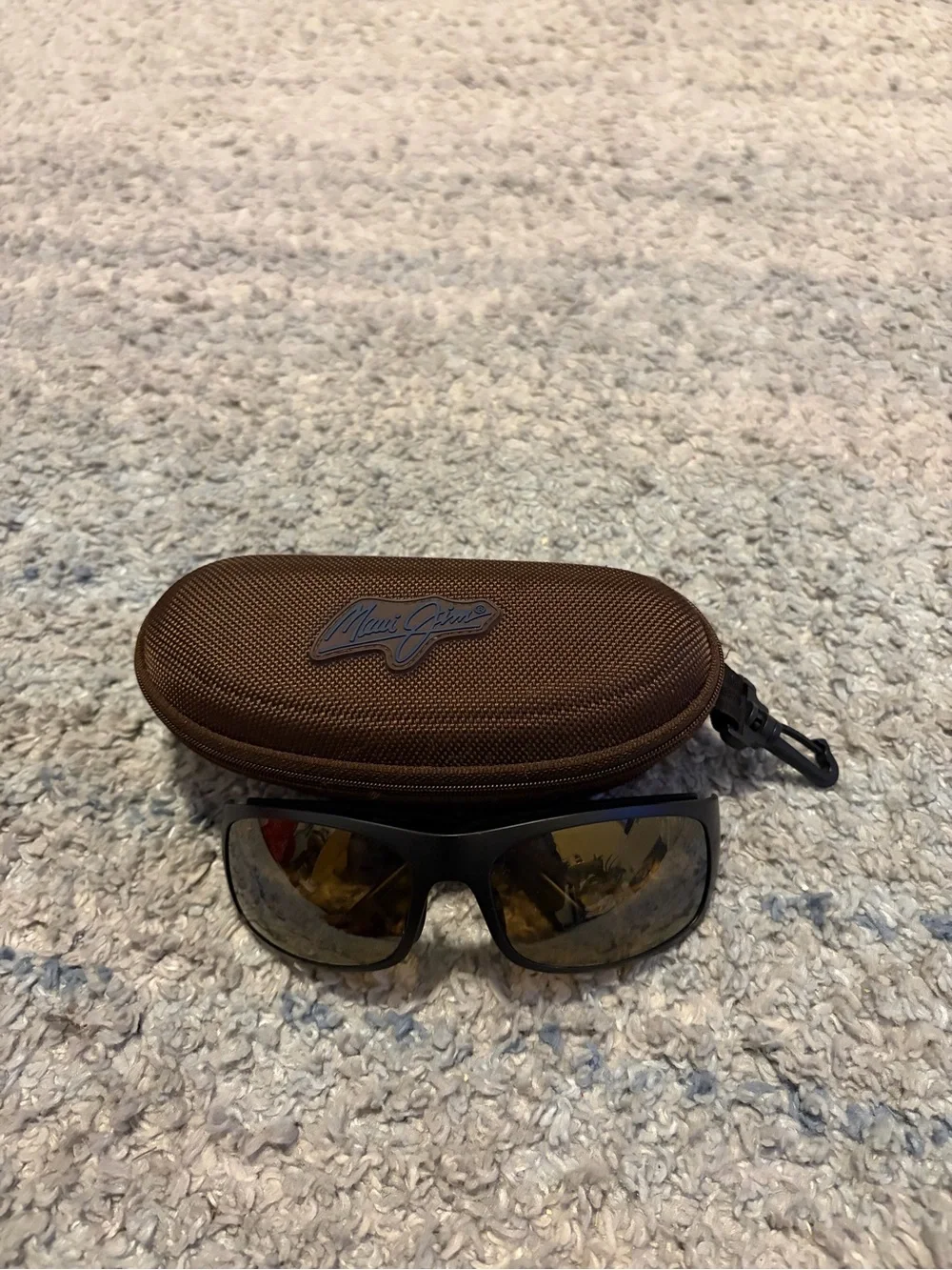 Maui Jim Haleakala MJ419-2M Matte Black Sunglasses Polarized w/ Case Made in Jap